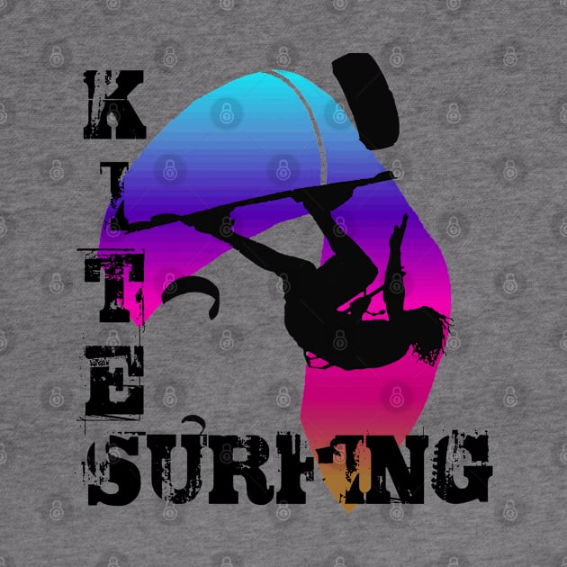 Kite Surfing WIth Freestyle Kitesurfer And Kite 3 by taiche